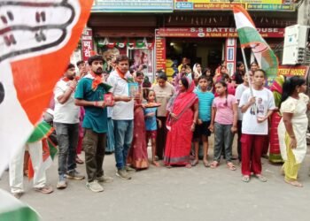 भागलपुर पहुंची वोटर अधिकार यात्रा राहुल गांधी जी का भव्य स्वागत