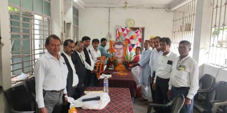 अखिल भारतीय धानुक उत्थान महासंघ भागलपुर के द्वारा मनाया गया शहादत दिवस