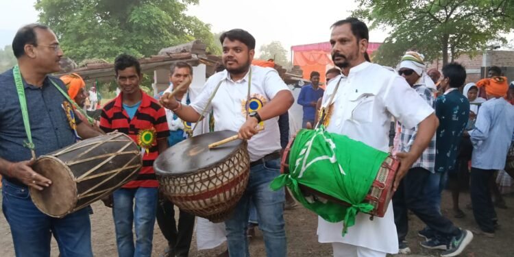 बोदा पंचायत के देवी मण्डप में आयोजित सतरतीया जेठ जतरा का सफल आयोजन